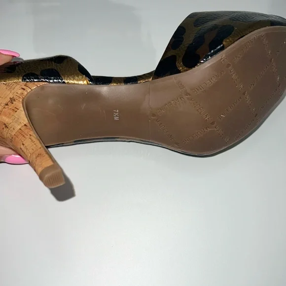 47. Madeline Shoes Leopard Print Heels - Picture 8 of 11